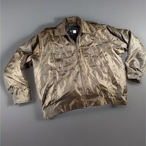 Tact Squad Duty Jacket Men's 2XL Brown Zip Out Liner Security Tactical Uniform